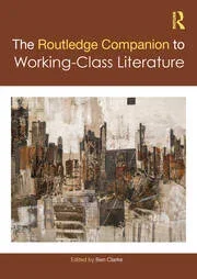 Brown book cover with painting of an urban scene and the words "The Routledge Companion to Working-Class Literature"